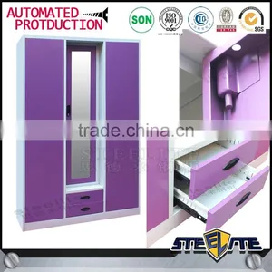 Cheap India Metal Clothes Cupboard Almirah Wardrobe thumbnail-3
