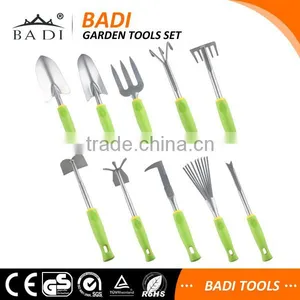 10pcs ABS Handle Hand Garden Tool Set With Good Cheap Price for Adult and Kids thumbnail-1