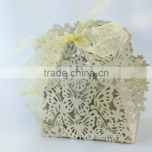 Customized Foldable Wedding Invitation Candy Box Romantic Paper Wedding Box thumbnail-2