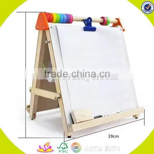 Wholesale Top Wooden Double Side Blackboard Nice Kids Wooden Double Side Blackboard Useful Double Side Blackboard W12B055 thumbnail-2