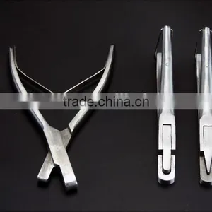 V-Cut Ear Notcher Veterinary Instrument Stainless Steel U /V Type Ear Forceps Epidemic Prevention Ear Clamp Pincers thumbnail-2