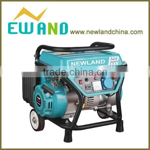 156F 3HP 220V50HZ With Wheels Recoil Start Aluminium/Copper Gasoline 1kva Generator thumbnail-1