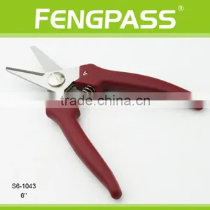 S6-1043 Stainless Steel Made in China Tree Pruning Shear Garden Scissors thumbnail-2
