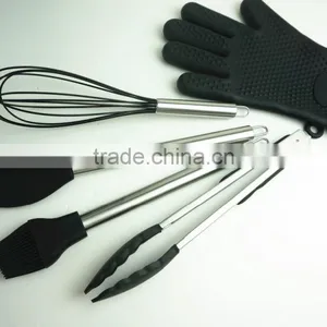 33052 10-pcs Silicone Kitchen Utensil With Stainless Steel Handle thumbnail-3