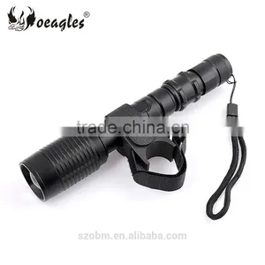 Oeagles XML T6 LED 1800 Lumens Zoomable White Light LED Bicycle Flashlight Torch Set thumbnail-3
