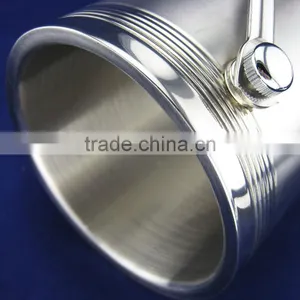 Cooling and Holding Accessory Galvanized Metal Steel Ice Bucket Ice Pail for Wine or Beer or Champagne Bottles thumbnail-5