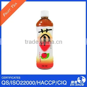 OEM 500ml PET Bottled Apple Flavored Tea in China thumbnail-1