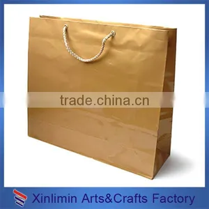 Custom Cotton Handle Strong Gift Shopping Paper Bags thumbnail-1
