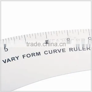 Kearing Silver Grey Broadsword Shape French Curve Ruler 6224A for Lapel / Elbow #6224A thumbnail-5