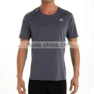 2016 Wholesale OEM Manufacture 180g 100% Cotton O-Neck Short Sleeve Casual Men Plain T-shirt thumbnail-3
