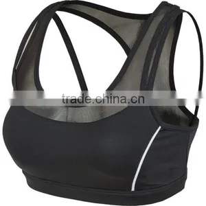 Fashionable Women's Training Mid-support Reflective Sports Bra thumbnail-2