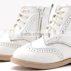 Winter Kids Shoes Safety Soft Sole Leather Kids Boots thumbnail-2