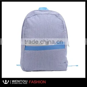 Wholesale Striped Fashion Toddler Seersucker School Bag thumbnail-1