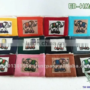 Thai Handmade Elephant Coin Purse Wallet Money Bag Mini Bag thumbnail-1