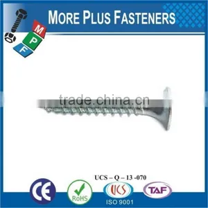 Made in Taiwan Yellow Zinc Black Phosphate Coarse Phillip Twin Fine Thread Zinc Drywall Screw thumbnail-3