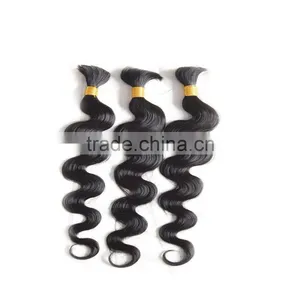 100% Raw Virgin Unprocessed Human Hair Bulk Soft and Smooth Top Quality Wholesale Cheap Virgin Indian Hair Bulk thumbnail-6