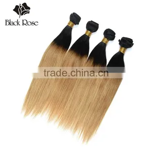 Black Rose Sew in Human Hair Weave Ombre Hair, 100% Ombre Human Braiding Hair Extensions thumbnail-5