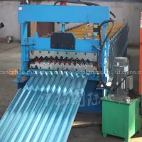 Corrugated Metal Roof Panel Cold Roll Forming Machine thumbnail-1