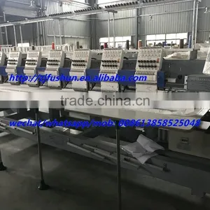 906 1206 1506 15needles 6 Heads Cap Tubular and T-shirt Computerized Embroidery Machine Prices thumbnail-1