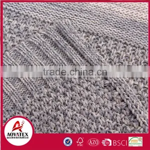 100% Acrylic Very Warm Super Soft Low Price Knitted Blanket thumbnail-3