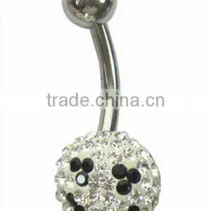 Smile Face Cute Navel Piercing Belly Ring thumbnail-1