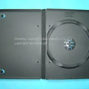 14mm DVD Case Dvd Box Dvd Cover Single Rectange Black Good Quality in Cheap Price thumbnail-2
