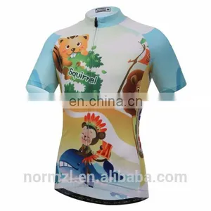 Comfortable Boys Children Cycling Jerseys Tight Bicycle Short Clothes Outdoor Sports Clothing For Kids thumbnail-3