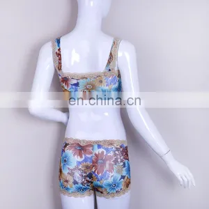 Cheap Price Beautiful Mature Women Flower Print Seamless Briefs thumbnail-4