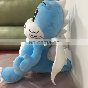 HI EN71 Standard Wholesale Customized Blue Giant Dinosaur Plush Toys thumbnail-4