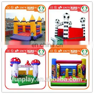 HI Funny and New Style Game 0.55mm PVC Inflatable Bounce Castle Moon Castle Commercial Inflatable Castle Bouncy Slide for Kid thumbnail-1