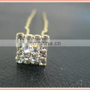 Fashion Clear Handmade Diamond Hairpins thumbnail-4