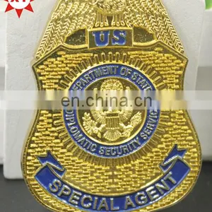 Custom Private Security Officer Magnetic Metal Badges thumbnail-1
