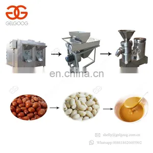 Multifunctional Groundnuts Paste Soybean Milk Peeling Grinding Processing Line Peanut Butter Maker Machine thumbnail-1