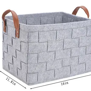 China Factory Products Home Felt Storage Basket thumbnail-1