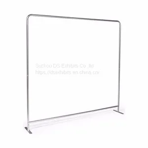 10ft Portable Backdrop Stand Trade Show Tension Fabric Display Stand Banner Backdrop Wall thumbnail-2