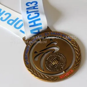 Newest Hot Sale Black Color Sport Stopwatch Medal for Souvenir. thumbnail-3