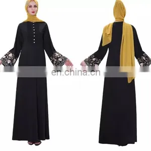 HOT!!!2020 New Polyester Lexus 180GSM Chiffon Fabric For Muslim Abaya Fabric 50+50D*50+50D thumbnail-6