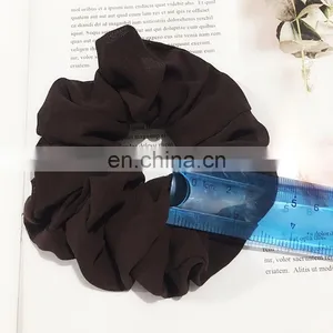 Xugar Hair Accessories Chiffon Hair Scrunchies Solid Elastic Ties Rubber Gum Hair Rubber Ponytail Holder Rope Bands thumbnail-5