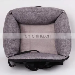 Pet Car Seat Travel Bed Dog Booster Car Seat With Clip-on Safety Leash,Car Seat Cover for Pets With Nonslip Bottom thumbnail-3