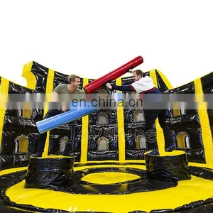 Team Building Games Inflatable Gladiator Joust Arena Fighting Game Playground For Sale thumbnail-3