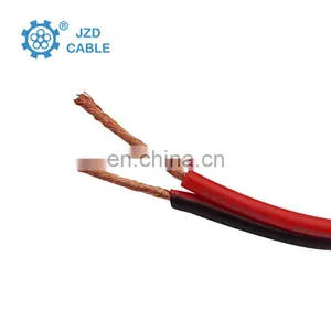 Twin Flat Wire Flexible White Black Red Color Speaker Cable thumbnail-3