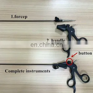 Surgical Instrument Laparoscopic Bowel Graspers Debakey Fenstrated Forceps thumbnail-5