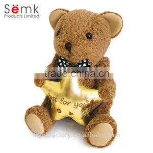Custom Polyester Material Stuffed Talking Plush Bear Toy thumbnail-2