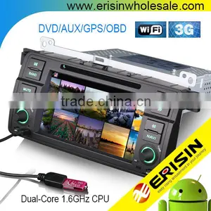 Erisin ES2246B E46 Rover 75 Double Din 7 Inch Car DVD Player GPS 3G WiFi Bluetooth thumbnail-1