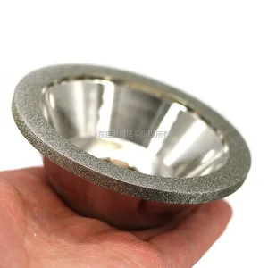 11C9 Bowl Shape Electroplated Diamond Grinding Wheel for Carbide thumbnail-3