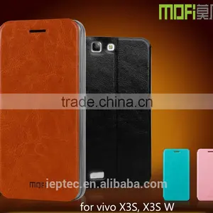 MOFi RUI Series Cell Phone PU Leather Flip Cover for Vivo X3S, X3S W, Mobile Phone Case for Vivo X3S thumbnail-1
