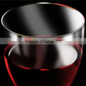 Handmade Crystal High Quality Transparent Short Stem Wine Glass thumbnail-2