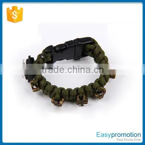 Outdoor Paracord Survival Braided Bracelet/hiking Paracord Survival Bracelet Wholesale thumbnail-2