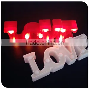 Led Red "love" Motif Novel Holiday Light thumbnail-2