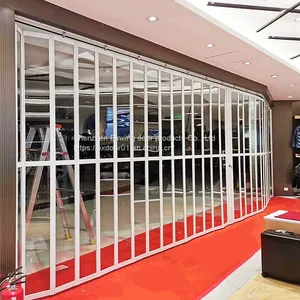 Arc Folding Sliding Door Aluminum Alloy Accordion Door thumbnail-2